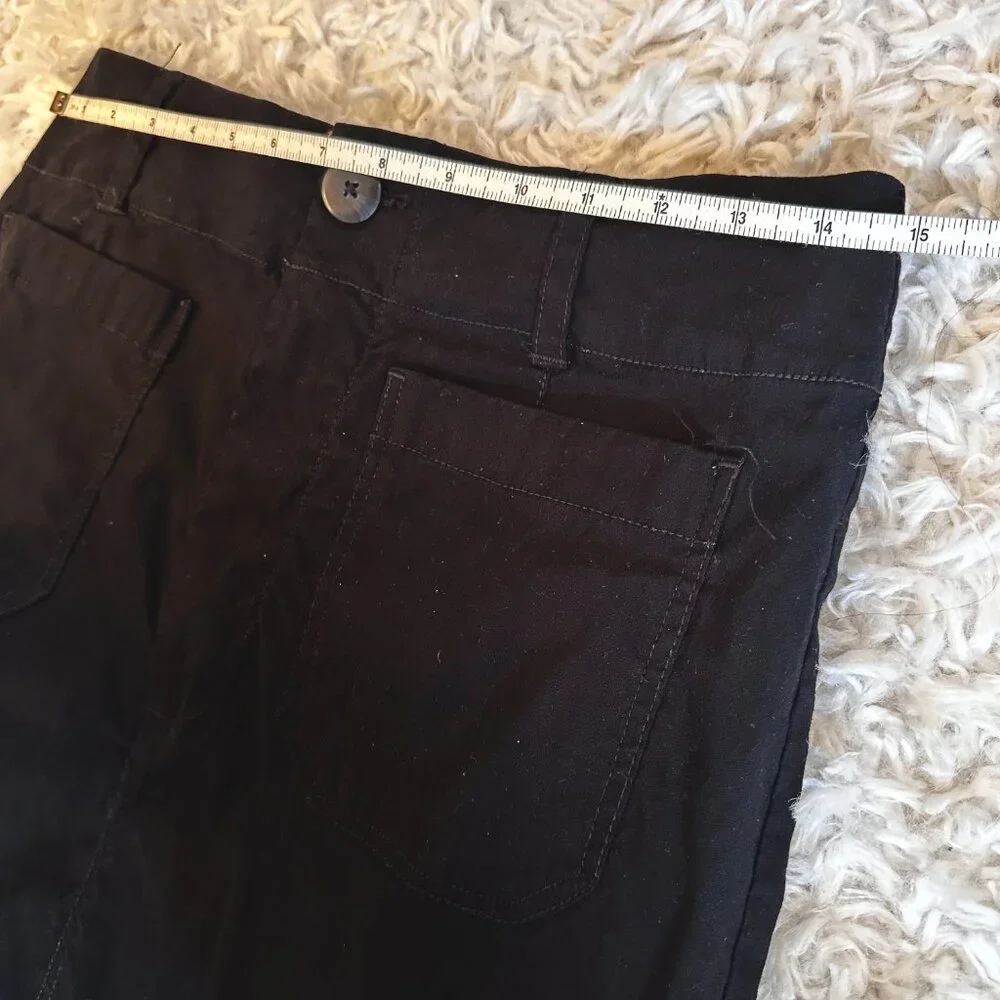 Maeve By Anthropologie The Colette Maxi Skirt Women's Size M Black Stretch - Picture 6 of 10